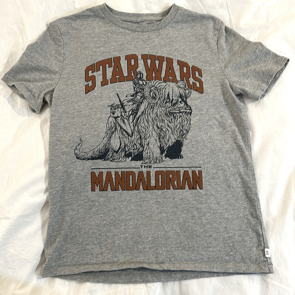 Boys Sz XL GAP STAR WARS Gray Tshirt